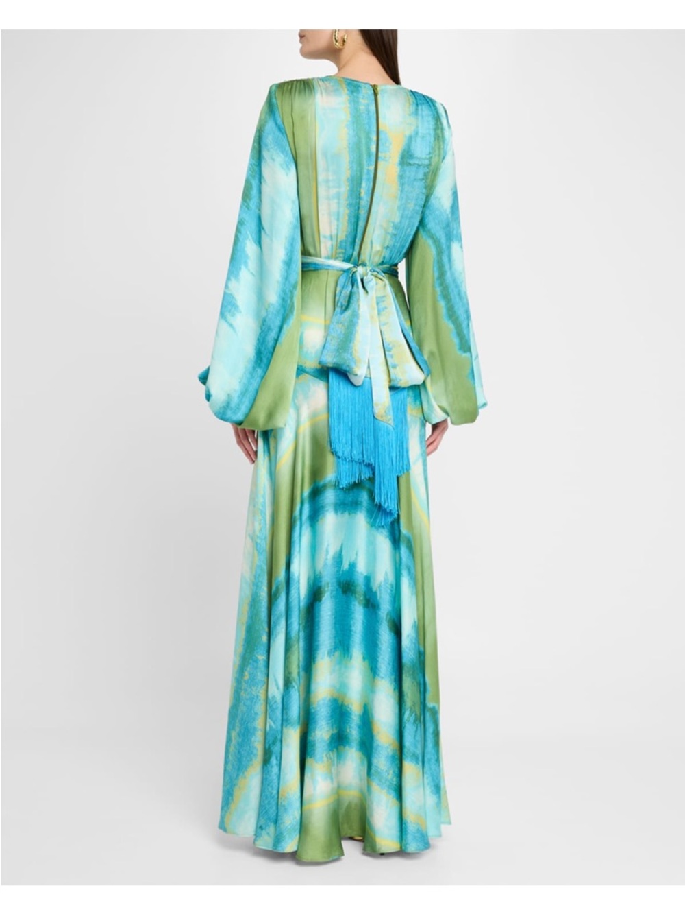 Bronx and Banco Carmen Coastal deep V-Neck Maxi Dress - Picture 3 of 3